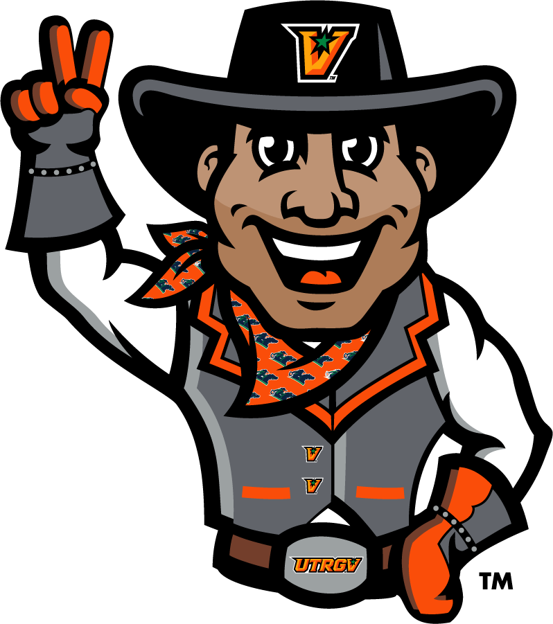 UTRGV Vaqueros 2019-Pres Mascot Logo v2 diy iron on heat transfer